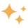three illustrated shiny stars